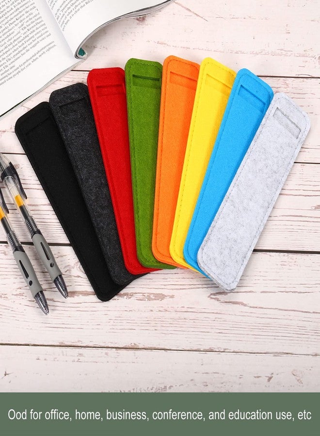 YOKIVE 4 Pack Felt Pen Case, Sleeve Pouch Holders | Mini Pocket Protectors, Great for Office(Dark Gray) - Image 3