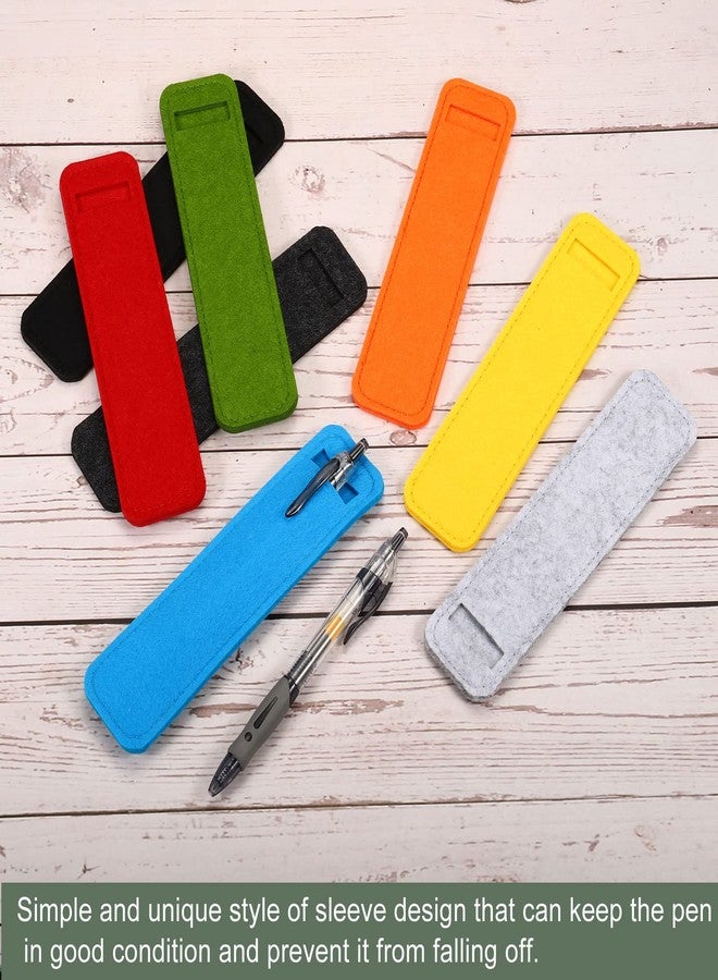 YOKIVE 4 Pack Felt Pen Case, Sleeve Pouch Holders | Mini Pocket Protectors, Great for Office(Dark Gray) - Image 5