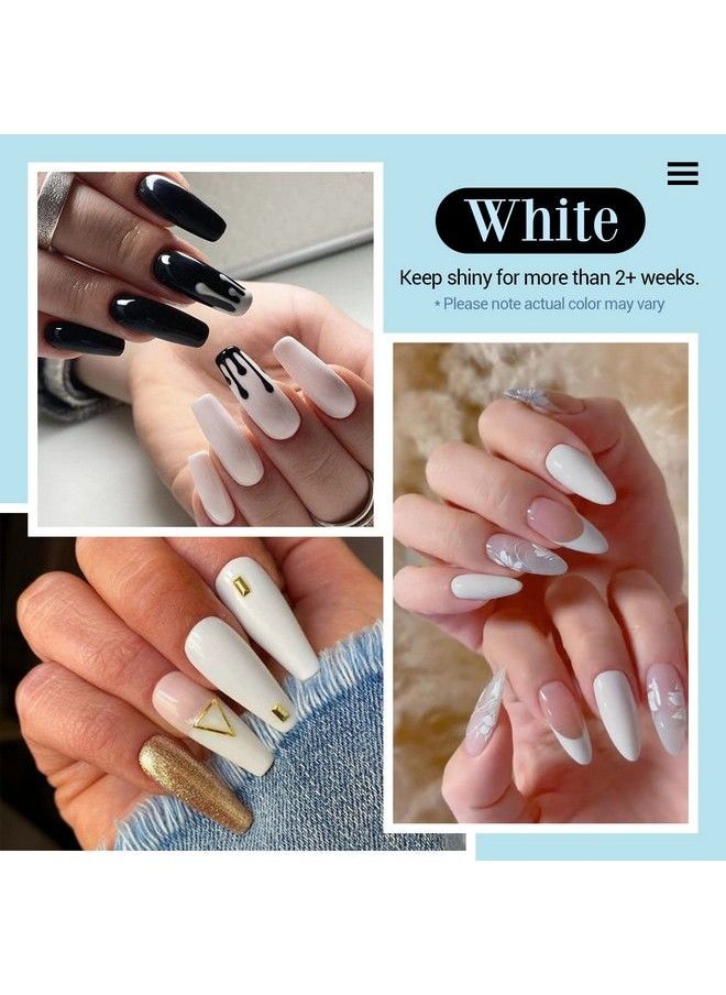 AZUREBEAUTY Dip Powder Bright White Color Basic Nail Dipping Powder French Nail Art Starter Manicure Salon Diy At Home Odorfree And Longlasting No Needed Nail Lamp Curing 1 Oz  - Image 3