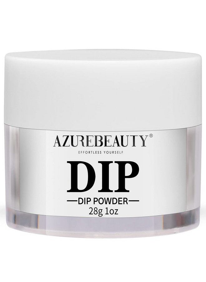 AZUREBEAUTY Dip Powder Bright White Color Basic Nail Dipping Powder French Nail Art Starter Manicure Salon Diy At Home Odorfree And Longlasting No Needed Nail Lamp Curing 1 Oz  - Image 1