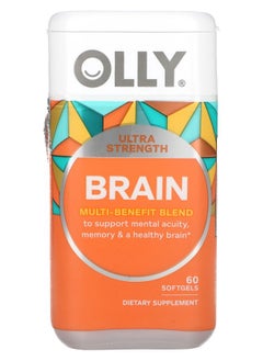 OLLY Brain Ultra Strength 60 Softgels 
