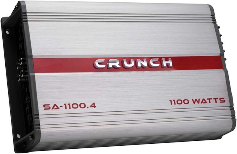 Crunch SA-1100.4 Smash Series 1,100-Watt 4-Channel Class AB Amp - Image 1