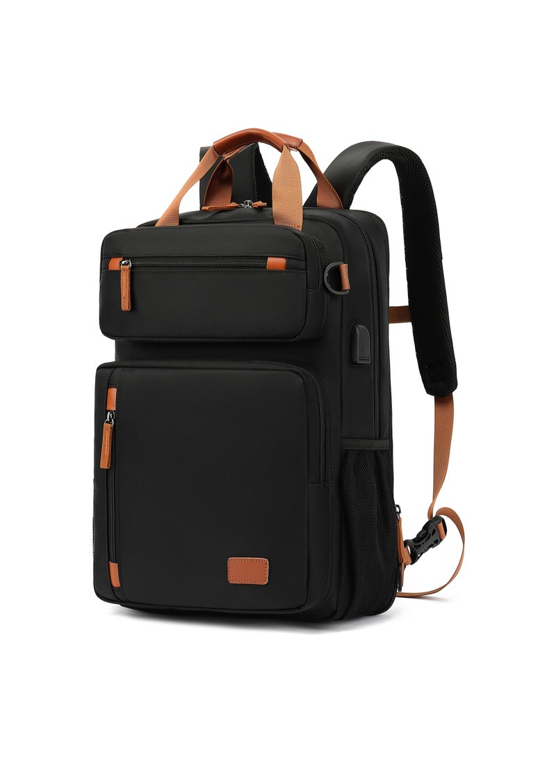 Generic - Multi-Functional 15.6" Laptop Backpack: Durable, Waterproof, and Stylish for Work, Travel, and School - Image 1