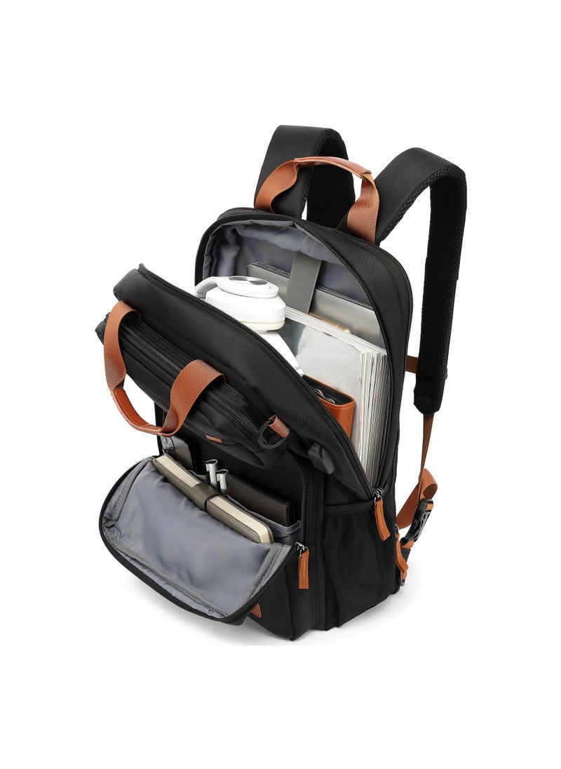 Generic - Multi-Functional 15.6" Laptop Backpack: Durable, Waterproof, and Stylish for Work, Travel, and School - Image 1