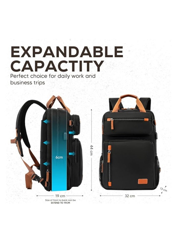 Generic - Multi-Functional 15.6" Laptop Backpack: Durable, Waterproof, and Stylish for Work, Travel, and School - Image 1