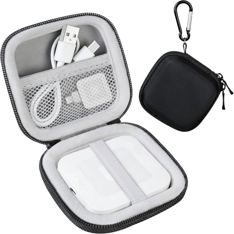Lacdo Case for Square Card Reader, Chip Card Reader Scanner Case for Square R-eader for contactless and chip (2nd Generation) Hard Carrying Bag Holder for Apple Pay, Gray - Image 1