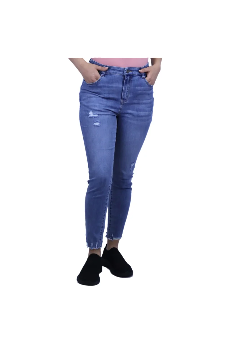 GIORDANO Blue Ultra Stretch Slim Fit Denim Jeans for Women