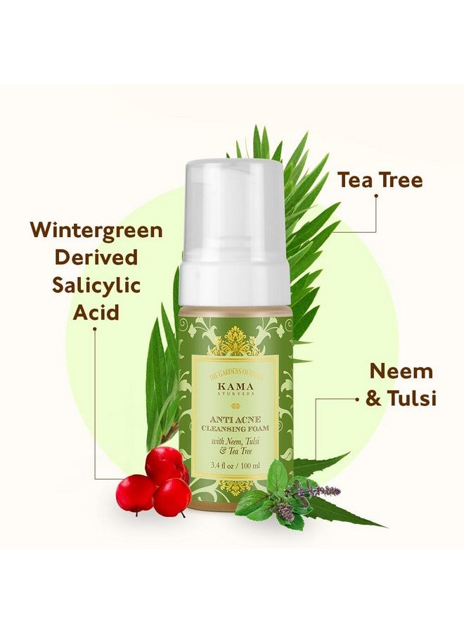 Kama Ayurveda Anti Acne Cleansing Foam, 100Ml - Image 5