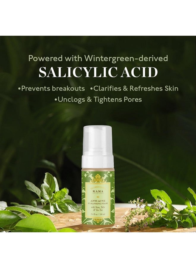 Kama Ayurveda Anti Acne Cleansing Foam, 100Ml - Image 3