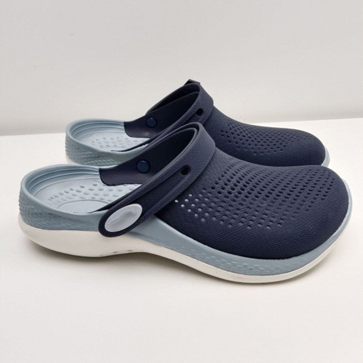 Unisex Lightweight EVA Slip-On Beach Sandals with Closed Toe and Non-Slip Sole - Image 4