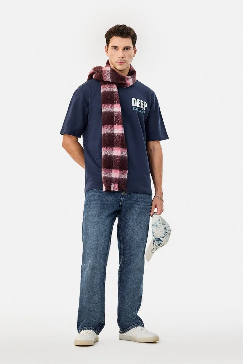 SNITCH Deep Digital Puff Print Oversized T-Shirt