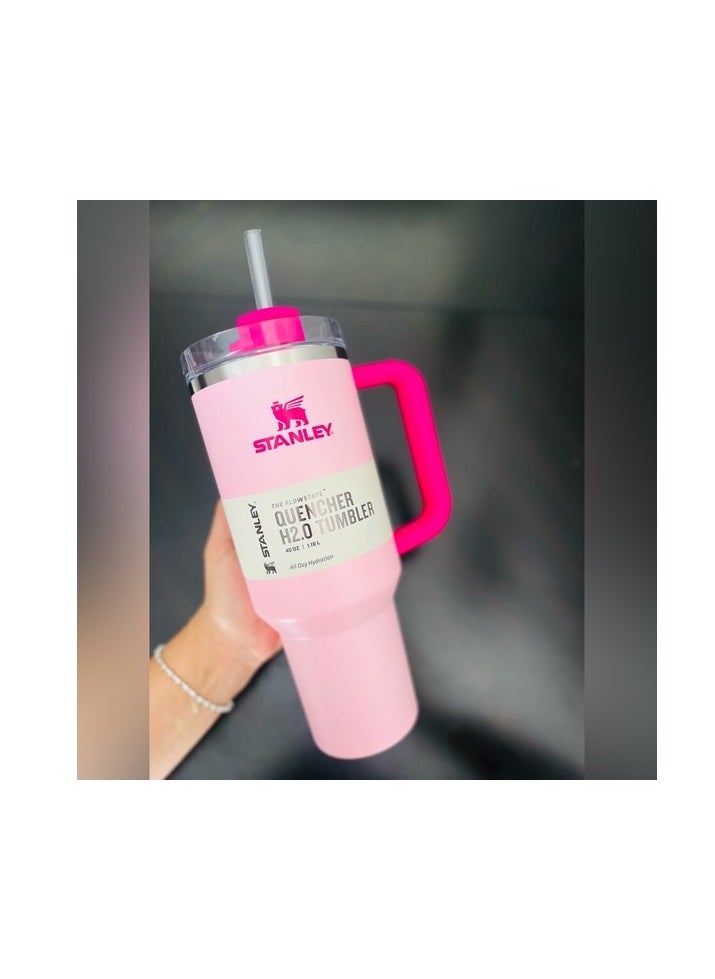 Stanley - 30oz Stanley Vacuum Insulated Tumbler with Lid and Straw for Water, Iced Tea, Coffee, Smoothie and More. - Image 1
