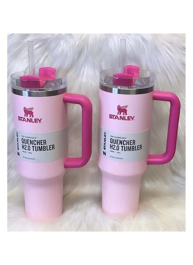 Stanley - 30oz Stanley Vacuum Insulated Tumbler with Lid and Straw for Water, Iced Tea, Coffee, Smoothie and More. - Image 1