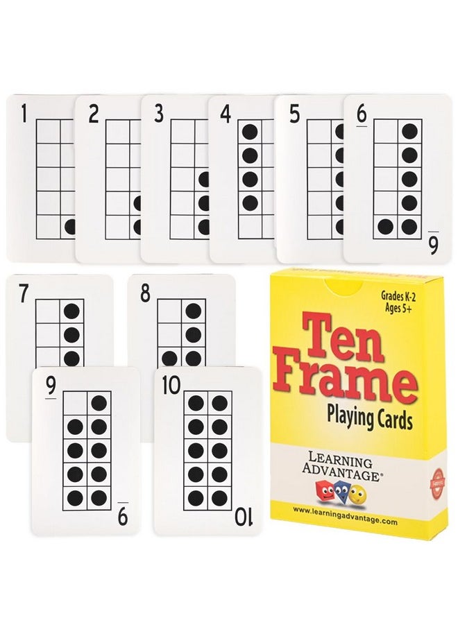 Learning Advantage LEARNING ADVANTAGE - 7293 Learning Advantage Ten Frames Playing Cards  - Image 1