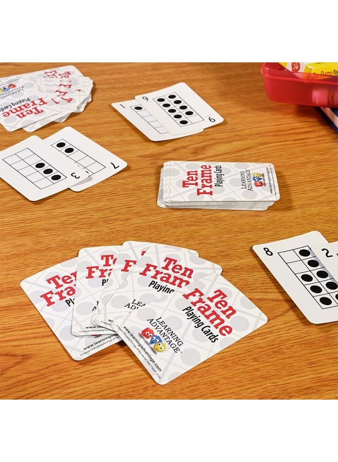Learning Advantage LEARNING ADVANTAGE - 7293 Learning Advantage Ten Frames Playing Cards  - Image 4