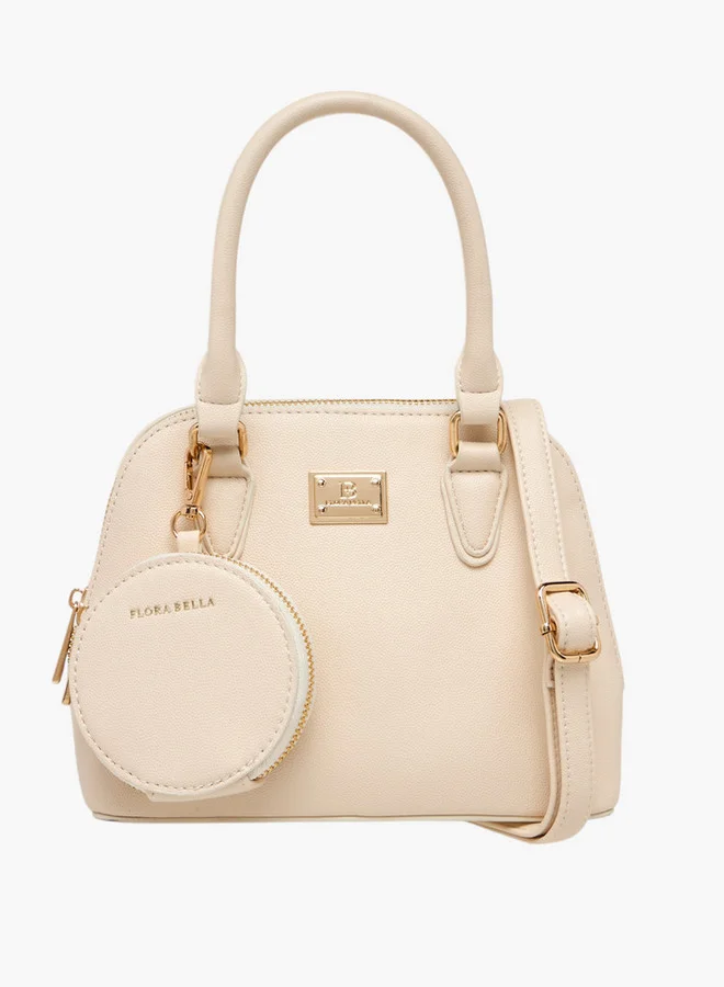 Flora Bella By Shoexpress Solid Tote Bag with Double Handle and Detachable Coin Pouch