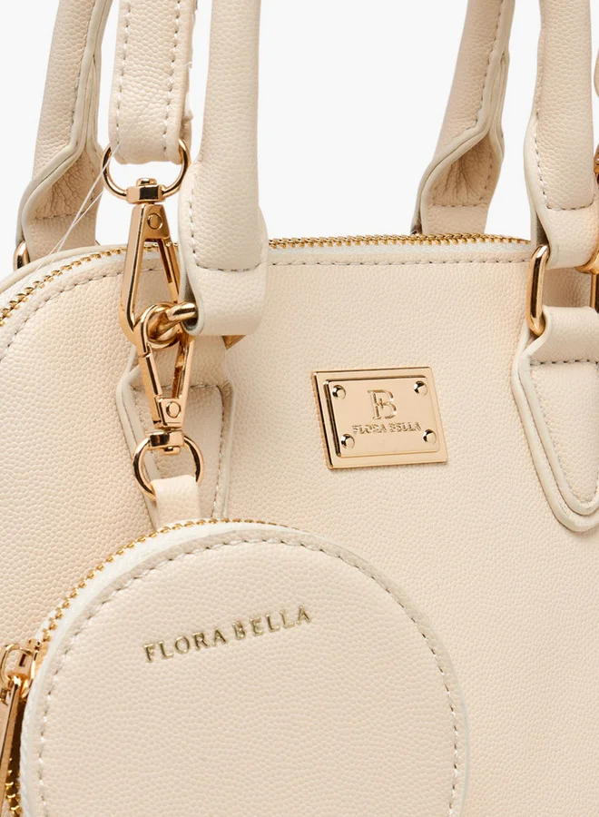 Flora Bella By Shoexpress Solid Tote Bag with Double Handle and Detachable Coin Pouch