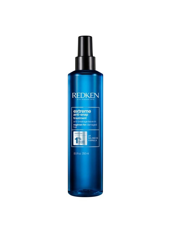 REDKEN Extreme Anti-Snap Anti-Breakage Leave-In Treatment For Distressed Hair - Fortifies & Helps Reduce Breakage, Infused With Proteins  - Image 1