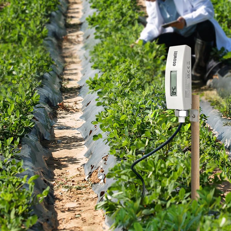 ECOWITT ECOWITT WH51L Soil Moisture Sensor with 1m/3.28ft PVC Wire Probe, LCD Display, Needs to Pair with Wi-Fi Gateway, 915 MHz  - Image 5