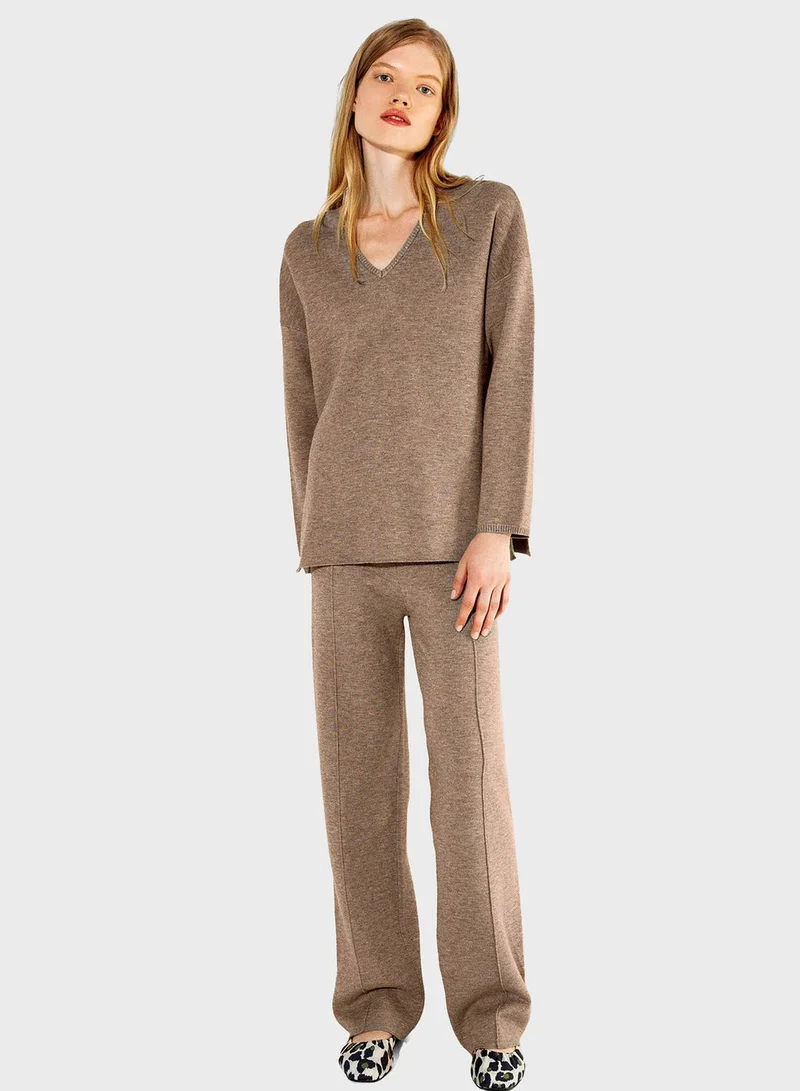 PARFOIS High Waist Pants