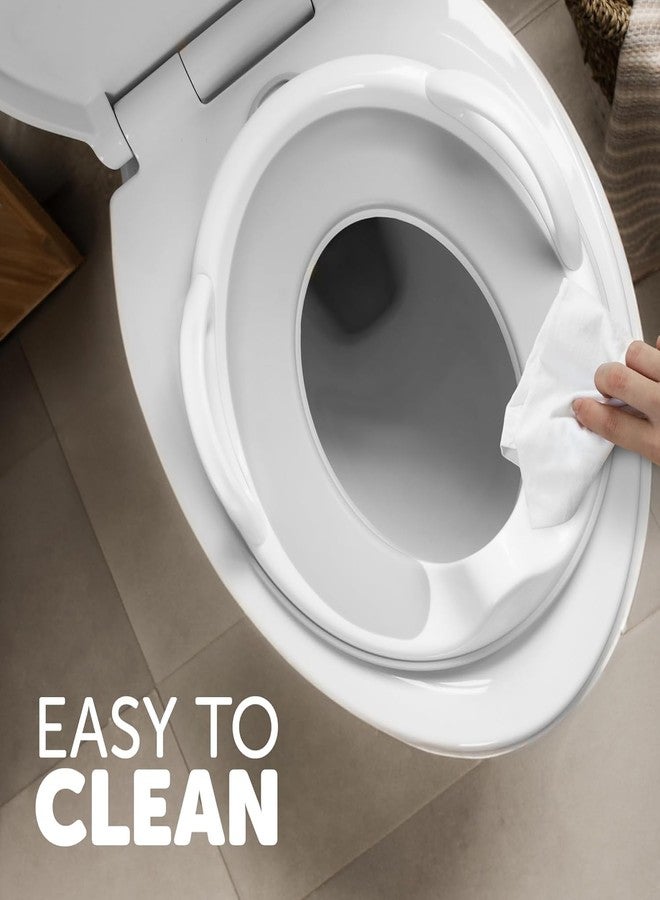 INOVERA (LABEL) Baby Training Toilet Seat - Kids Toddler Potty Trainer Cover with Handle for 1 to 5 years Boys & Girls (Grey) - Image 5