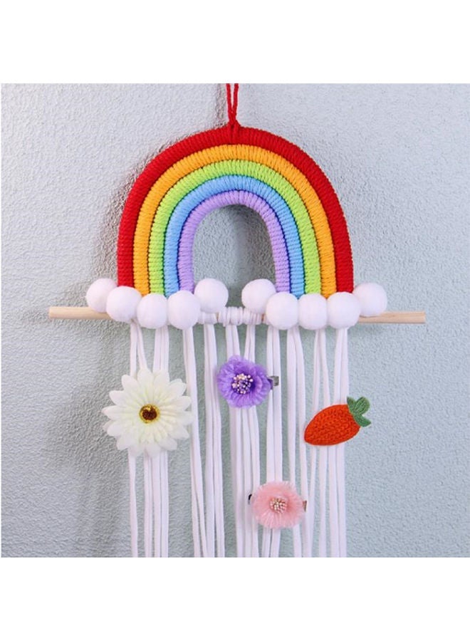 NIBEMINENT Children's Room Wall Weaving Decorative Props Multicolour 80x30cm 