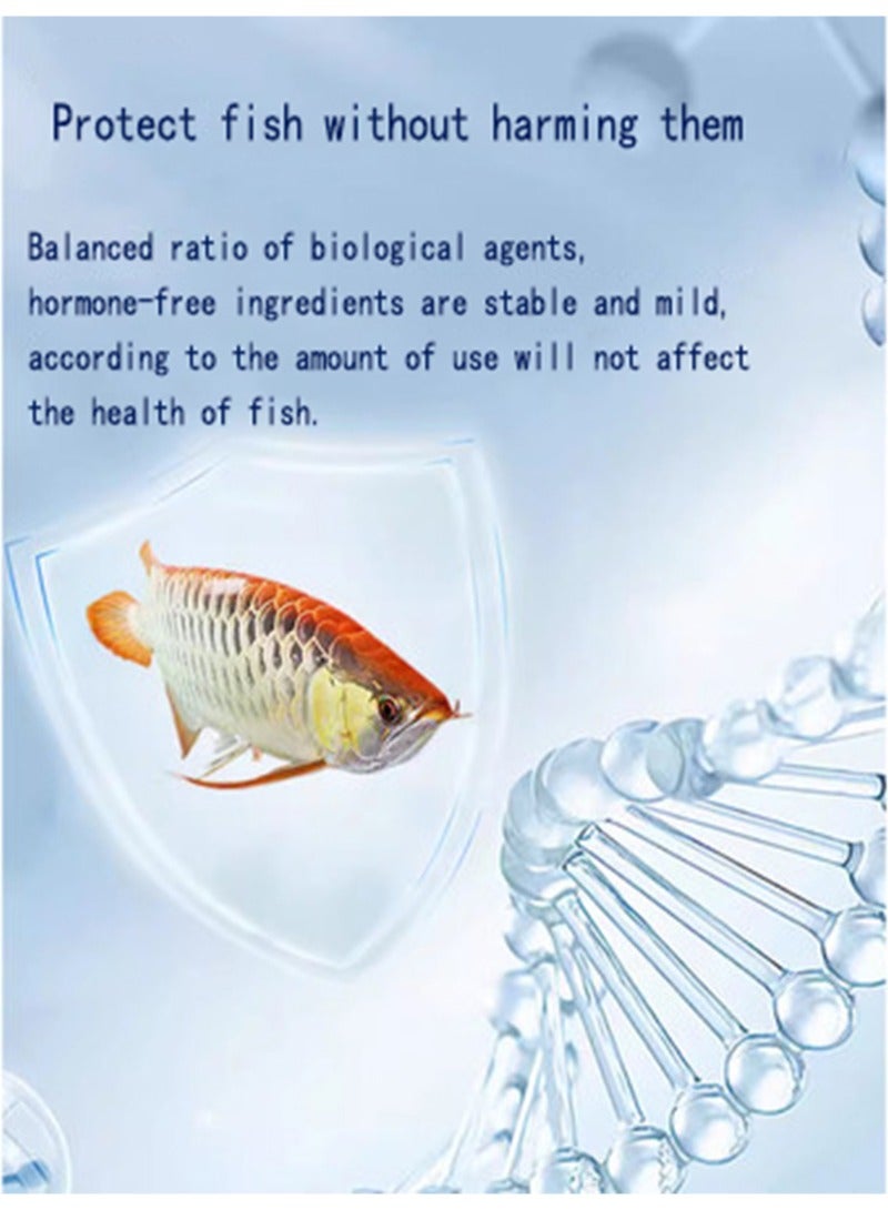 ايكانبو سائل ميثيلين أزرق للأحواض المائية، سعة 235 مل، لعلاج البقع البيضاء، ومكافحة عفن الماء، وتطهير وتعقيم بيض الأسماك - Image 3