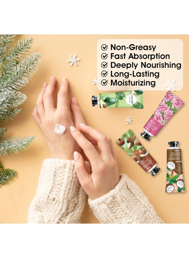 ANKOOY 12 Pack Hand Cream for Dry Cracked Hands,Stocking Stuffers for Women,Christmas Gifts for Teengirls, Natural Hand Lotion Travel Size,Mini Lotion Gifts for Teacher - Image 5