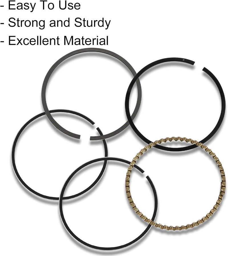 FLYPIG 47mm Piston Rings Set for CRF70 CRF90 CT70 XR70 S65 C70 ATC70 TRX70 CL70 SL70 TRX90 XL70 ATC Motosport 70 Horizontal Engine ATV Scooter - Image 4