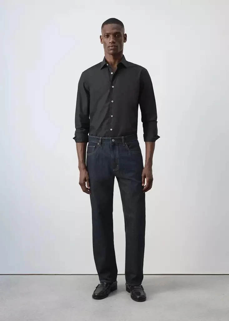 Mango Man  Regular-Fit 100% Cotton Shirt for Men | Best Price UAE