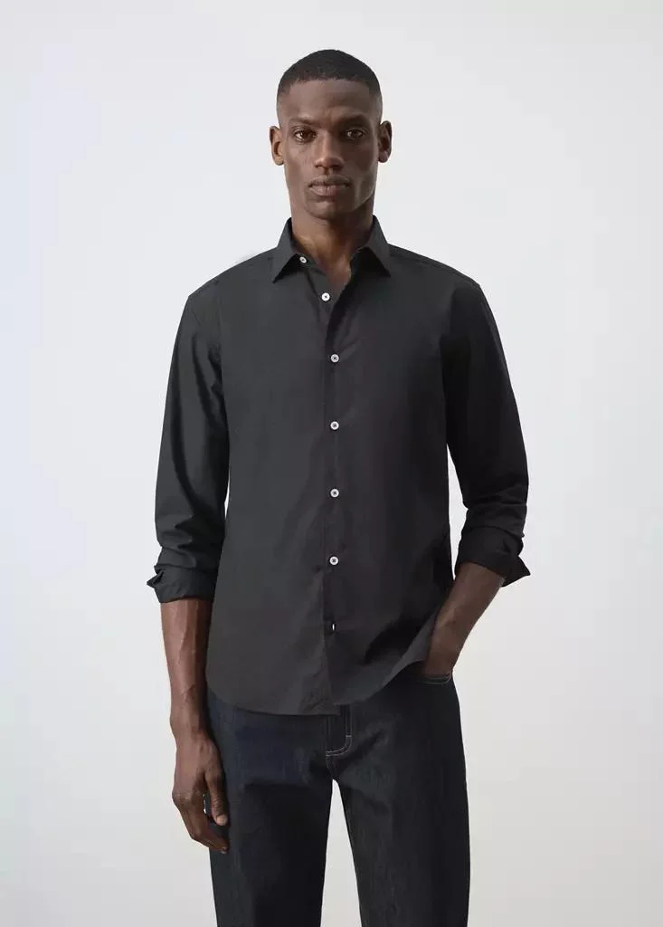 Mango Man  Regular-Fit 100% Cotton Shirt for Men | Best Price UAE