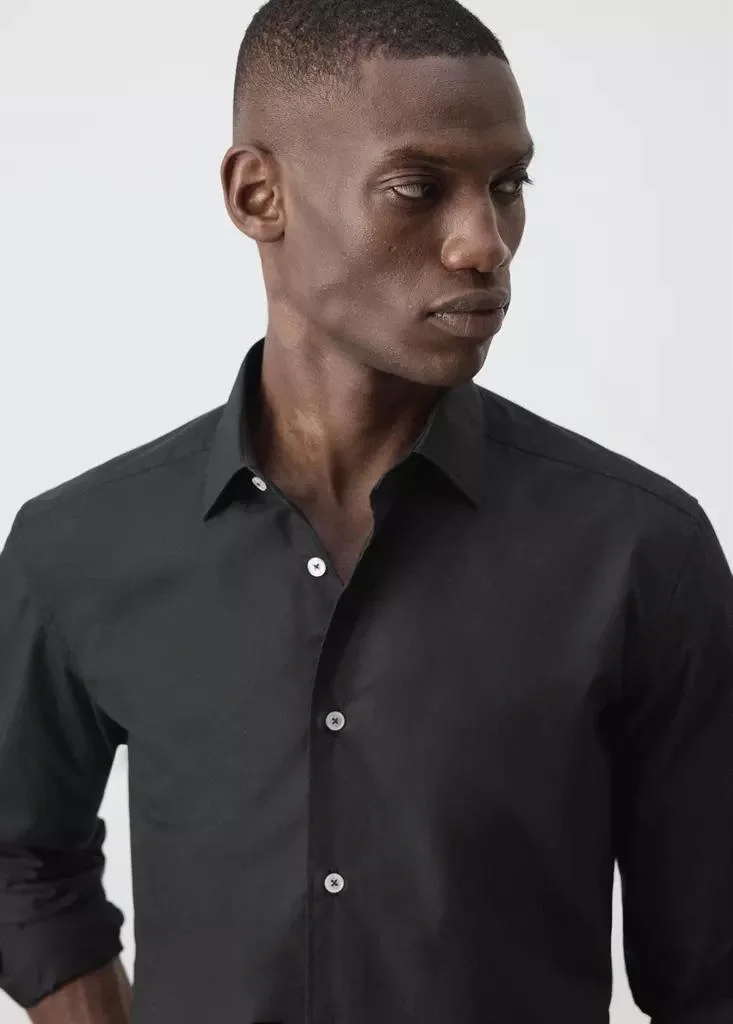 Mango Man  Regular-Fit 100% Cotton Shirt for Men | Best Price UAE