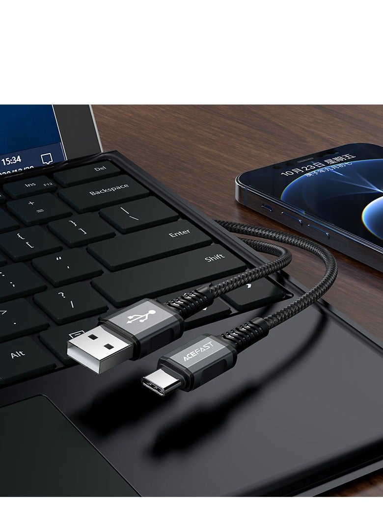 ACEFAST C1-04 USB-A to USB-C charging data cable. - Image 3