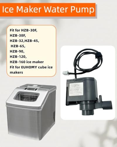 eosorssa AP1200 AC120V Commercial Large Flow Water Pump for Ice Makers Compatible with HZB30F HZB38F HZB32 HZB45 HZB65 HZB90 HZB120 HZB160 60Hz 013A Hmax 08m - Image 3