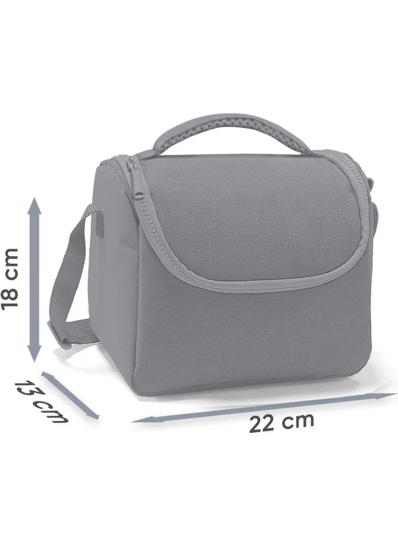 كورال هاي Kids Turquoise Gray Batik Thermo Lunch Box 11768
