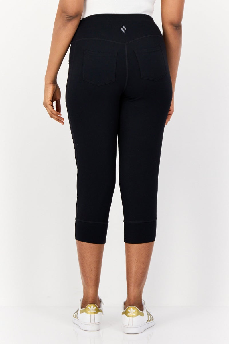 SKECHERS Women Sportswear Fit Outdoor Capri Pants, Black - Image 4
