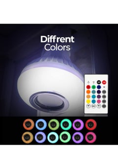 Y&D Wireless Light Bulb Speaker, Bluetooth Bulbs with RGB Smart Music Remote Control, Lamp for Bedroom, Home, Party Decorations  - Image 5