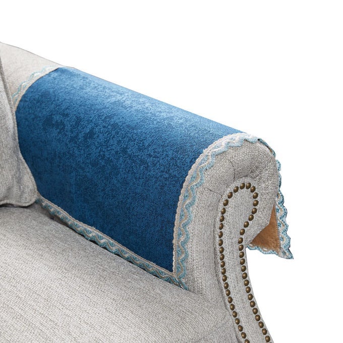 COUCH ARM COVERSNONSLIP LACE SOFA ARM COVER SET OF 2 WASHABLE SOFA ARMRESTS COVERS FOR LIVING ROOM RECLINER CHAIR ARM COVER PROTECTORS FOR LEATHER SOFA ARMREST SLIPCOVER