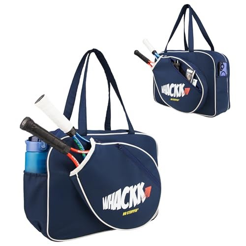 WHACKK Bagel Navy 33L Racket Sports Bag – Stylish Gym|Racket Holder and Smart Organizer| Travel & Work Bag - Image 1