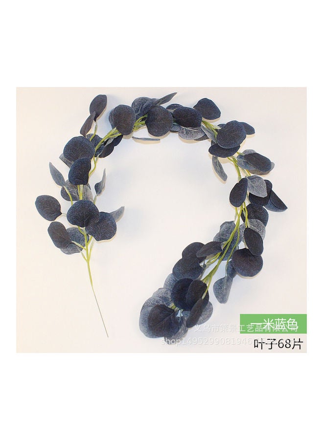 NIBEMINENT Artificial Hanging Leaf Vine Black 1meter 