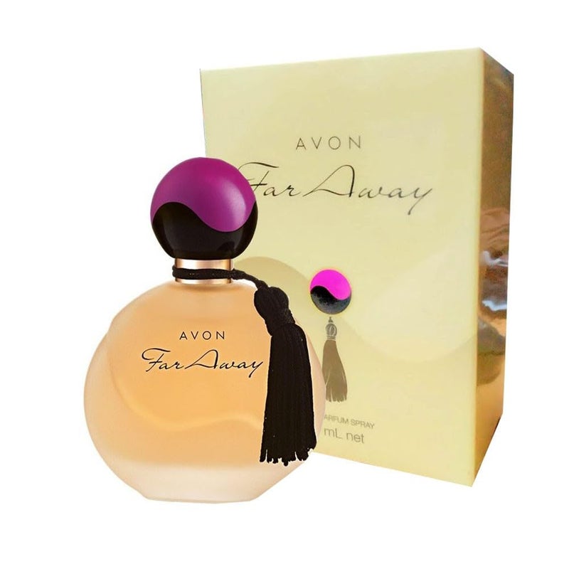AVON عطر أفون فار أواي – عطر أيقوني للنساء | مزيج ساحر من الزهور والتوابل | رائحة غريبة وخالدة | عطر مميز من مجموعة عطور أفون | 1.7 أونصة سائلة - Image 2