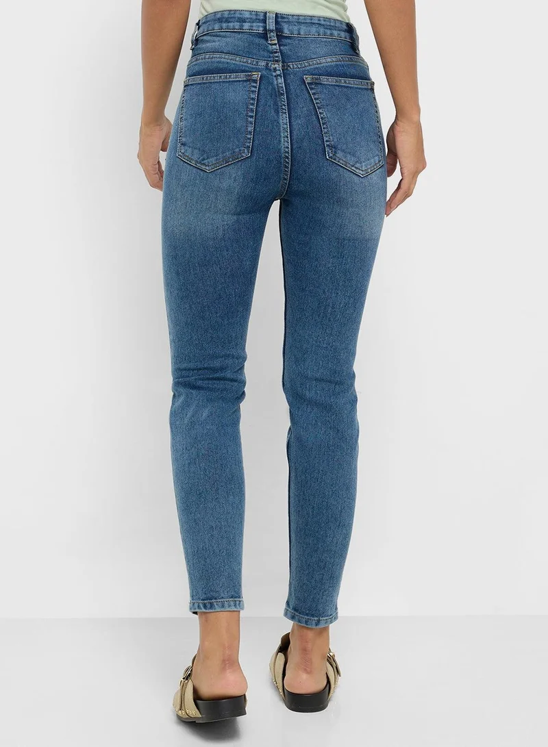 Ginger  High Rise Skinny Jeans for Women | Best Price UAE