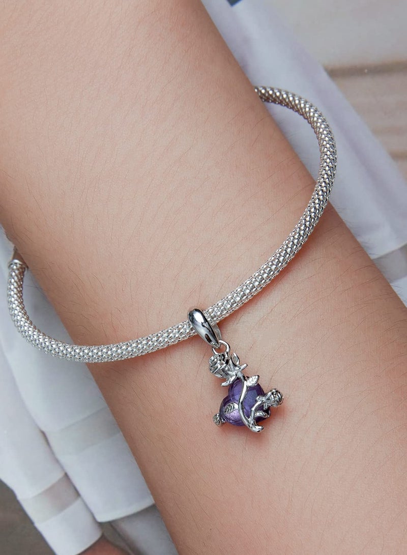 Design Inspiration: A romantic rose is decorated on a large purple zircon, which is noble and luxurious, revealing the elegance and implication of women. The language of roses is love. - Image 4