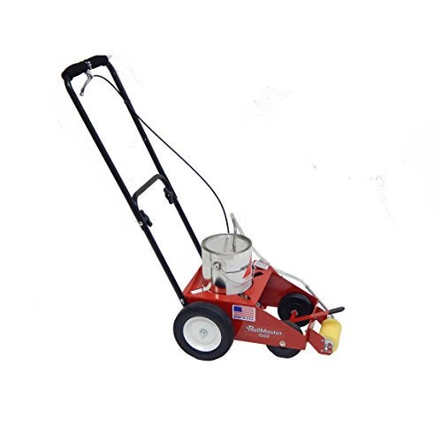 Newstripe RollMaster 1000 Line Painting Machine (Part #10003856) | Lightweight, Foldable | Includes 4" Roller Kit | for Warehouses, Parking Lots, Playground & Pickleball Courts | Easy Clean-Up | Made in USA - Image 1
