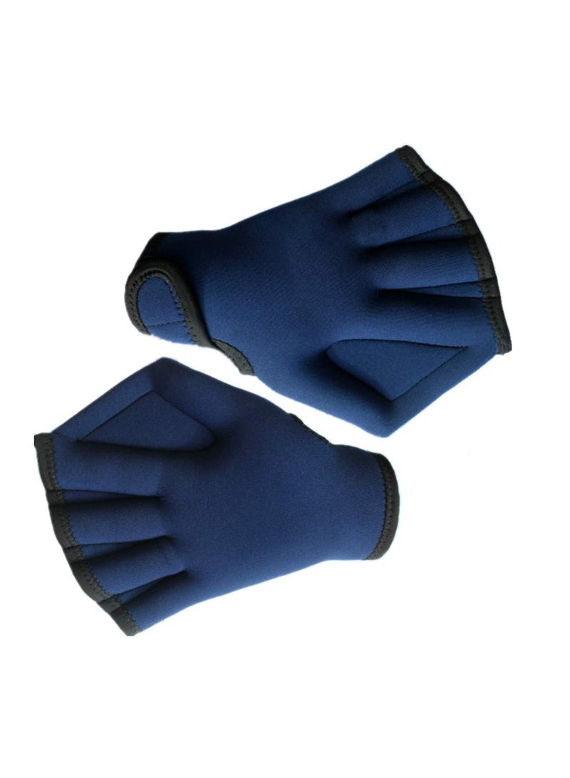 SOLARAE Swimming Webbed Gloves 1 Pair, Training Gloves, Aquatic Fitness Paddles, Water Resistance Diving Hand Web, Thermal Dive Gear, for Men, Women, Scuba Diving, Snorkeling, Surfing, Spear Fishing - Image 2