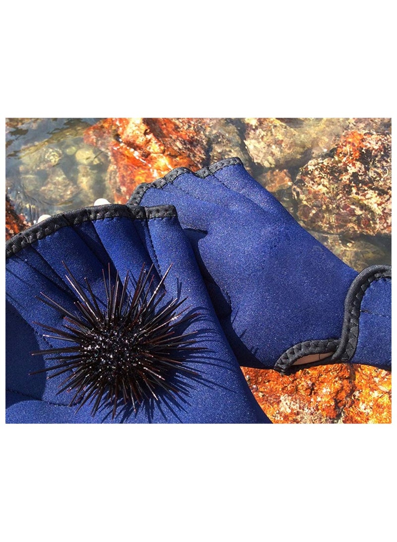 SOLARAE Swimming Webbed Gloves 1 Pair, Training Gloves, Aquatic Fitness Paddles, Water Resistance Diving Hand Web, Thermal Dive Gear, for Men, Women, Scuba Diving, Snorkeling, Surfing, Spear Fishing - Image 3