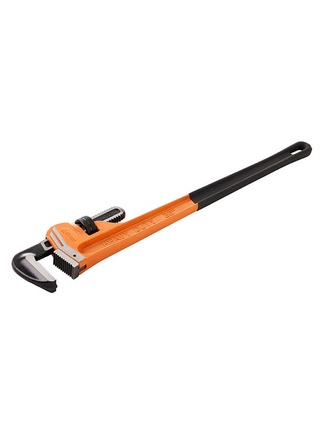 LAWAZIM Pro7 Heavy-Duty 45 Carbon Steel Pipe Wrench - 36inch/900mm - Adjustable Plumbing Wrench with Serrated Jaws and Non-Slip Handle for Pipe Repairs, Maintenance, Installation, Workshop, Home Use - Image 2