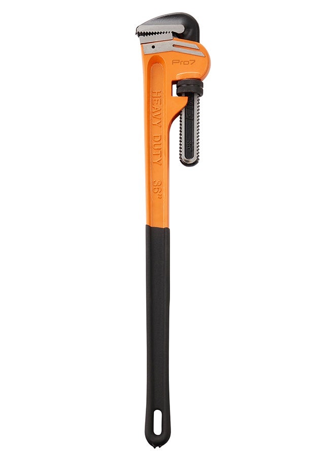 LAWAZIM Pro7 Heavy-Duty 45 Carbon Steel Pipe Wrench - 36inch/900mm - Adjustable Plumbing Wrench with Serrated Jaws and Non-Slip Handle for Pipe Repairs, Maintenance, Installation, Workshop, Home Use - Image 5