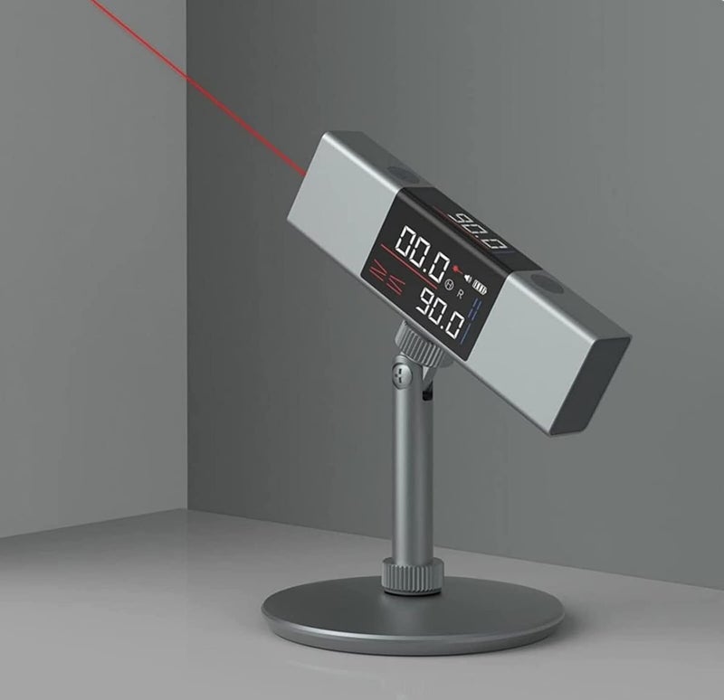 woobles L-as-er Protractor Digital Inclinometer Angle Measure L-as-er Ruler with Bi-Directional L-as-er Marking,Large LCD Angle Finder Multifunction for Fast,Precise&Professional Results (Single_Laser) Single_laser - Image 2