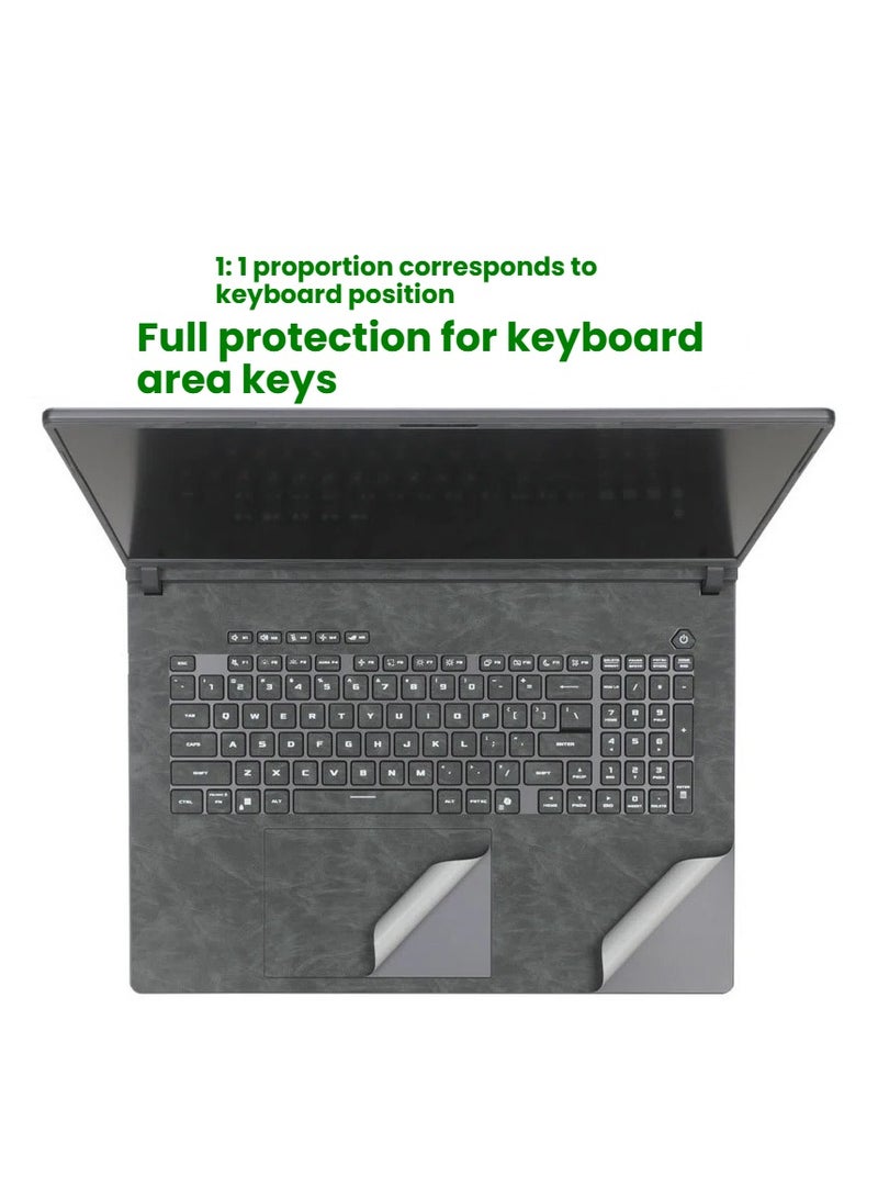 general Laptop Sticker Sleeve for ROG Strix Scar 9 Plus, Laptop Scratch Resistant Stickers 3-Sided Laptop Film Laptop Film - Image 3